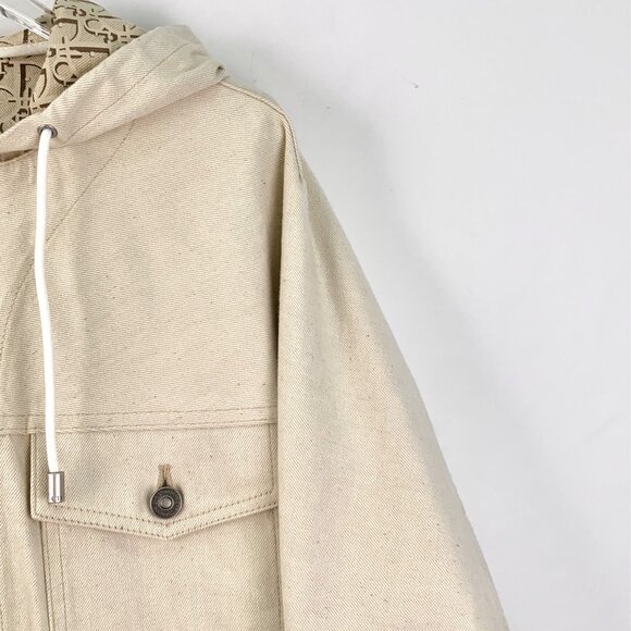 Dior Off-white cotton hooded jacket - Picture 3 of 9